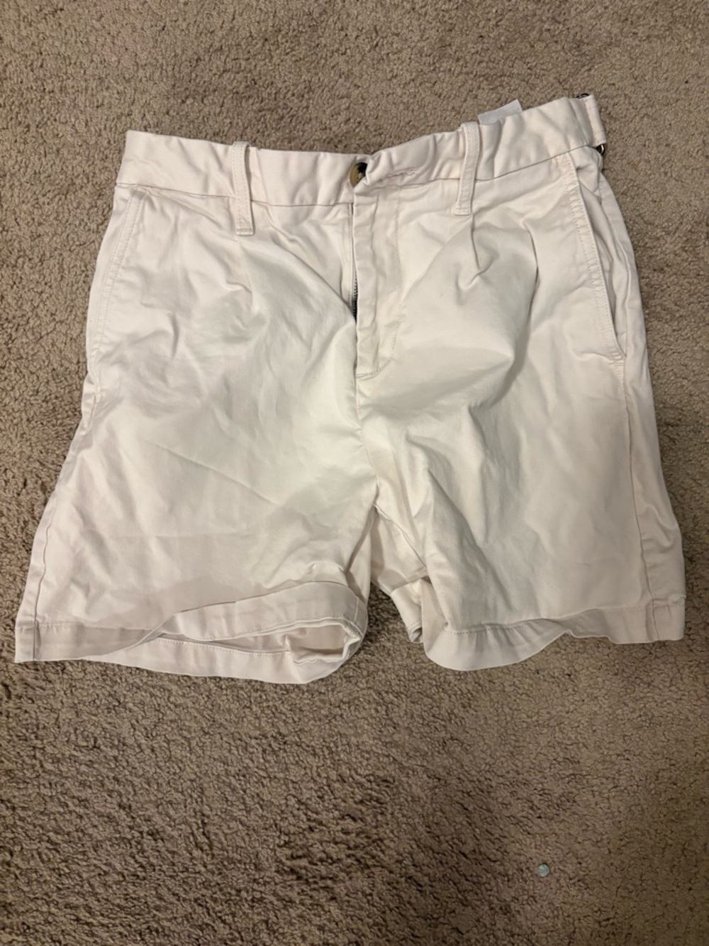 Banana Republic Factory Women's High-Waist Shorts in Off-White